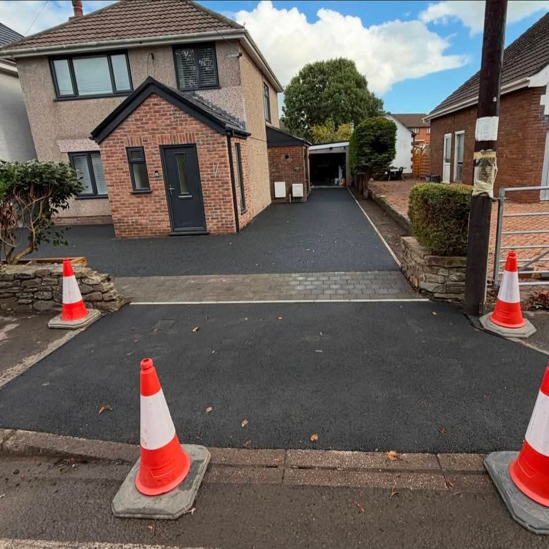 New frontage & tarmac — after